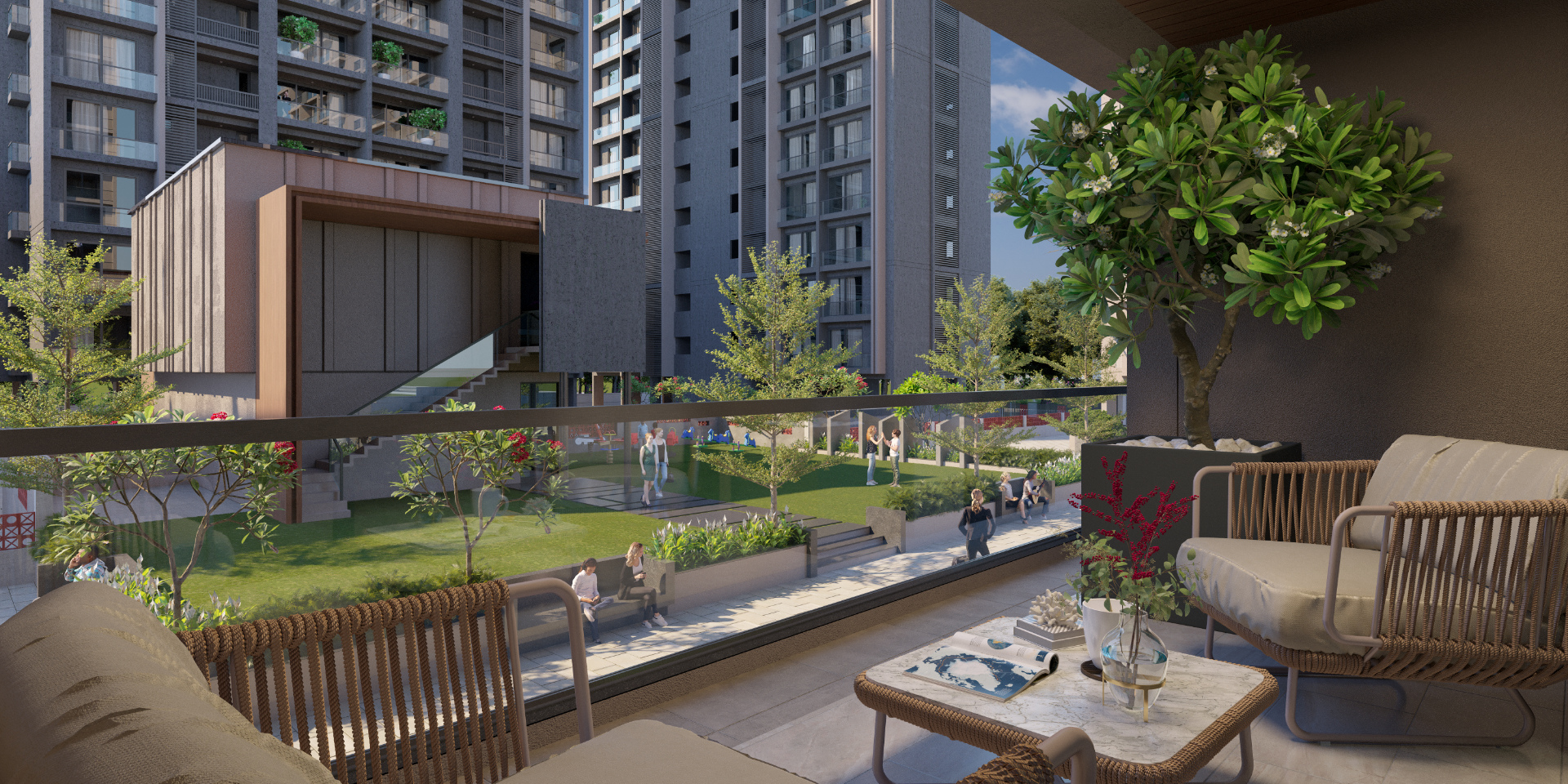 Shyamal Shrushti Balcony View
