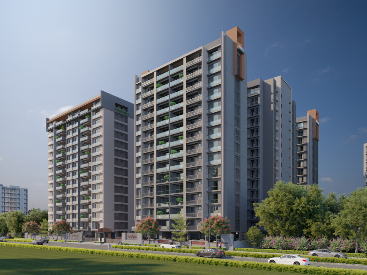 Shyamal Shrushti Corner 3D View